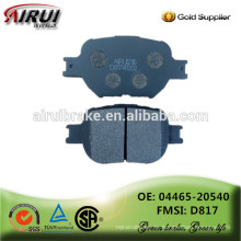 Hochwertige Bremsbeläge, Autoteile Chinesischer Hersteller (OE: 04465-20540 / FMSI: D817)